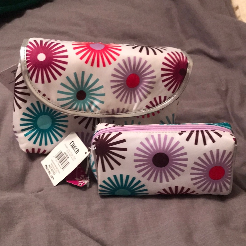 2 pc Cosmetic and Toiletry Bags
